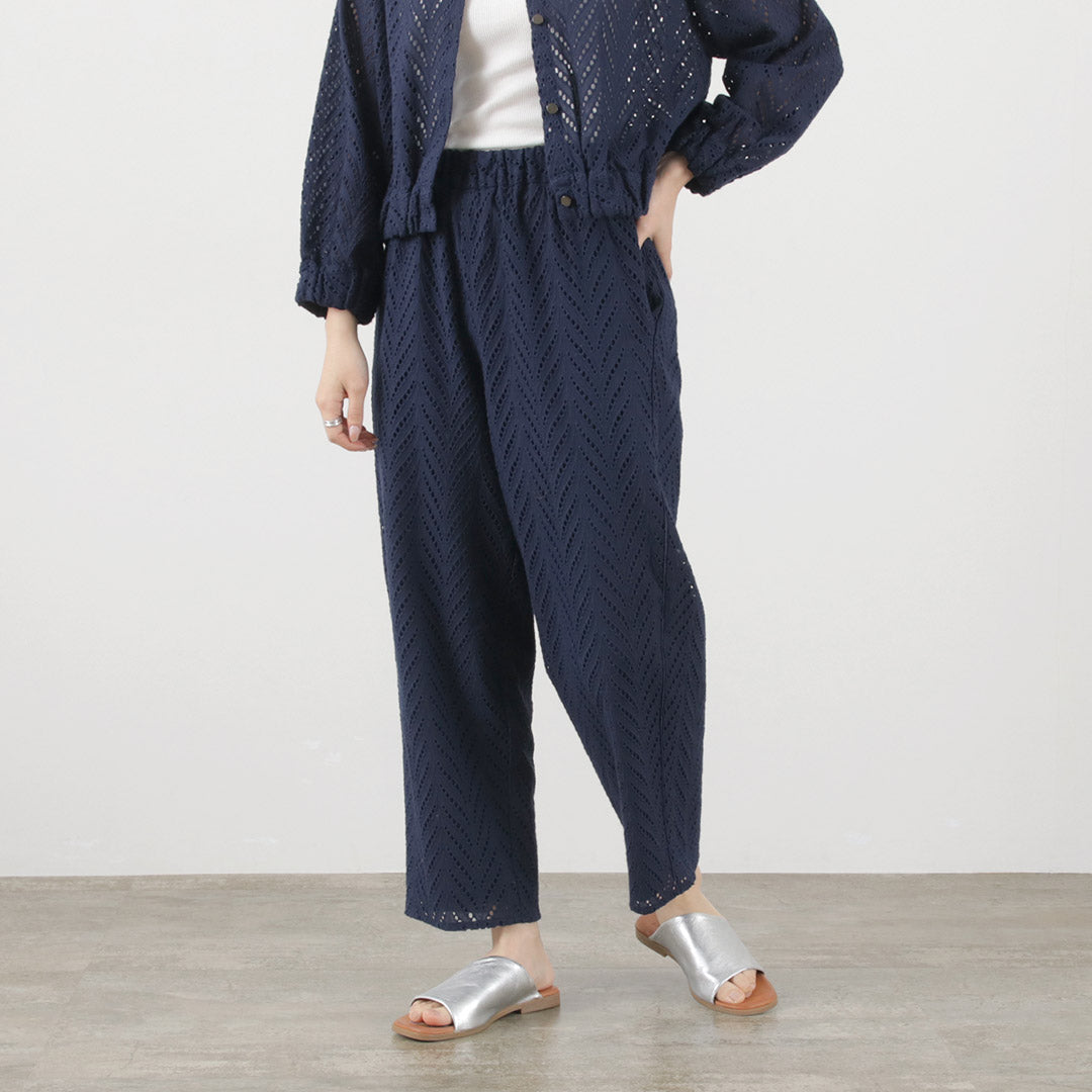 【50%OFF】KELEN(ケレン) PALAMO カットワーク レーストラウザー