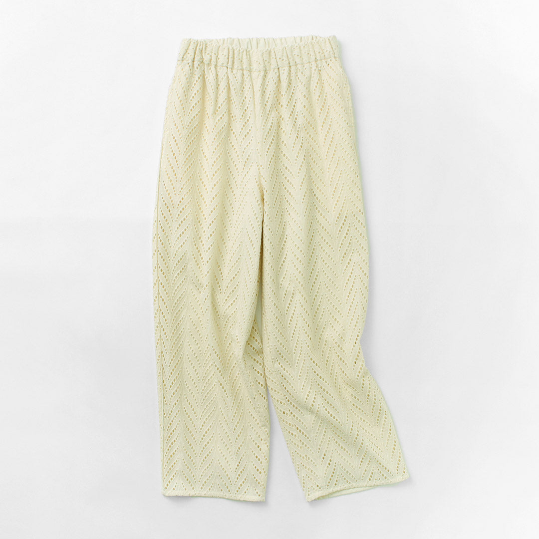 【50%OFF】KELEN(ケレン) PALAMO カットワーク レーストラウザー