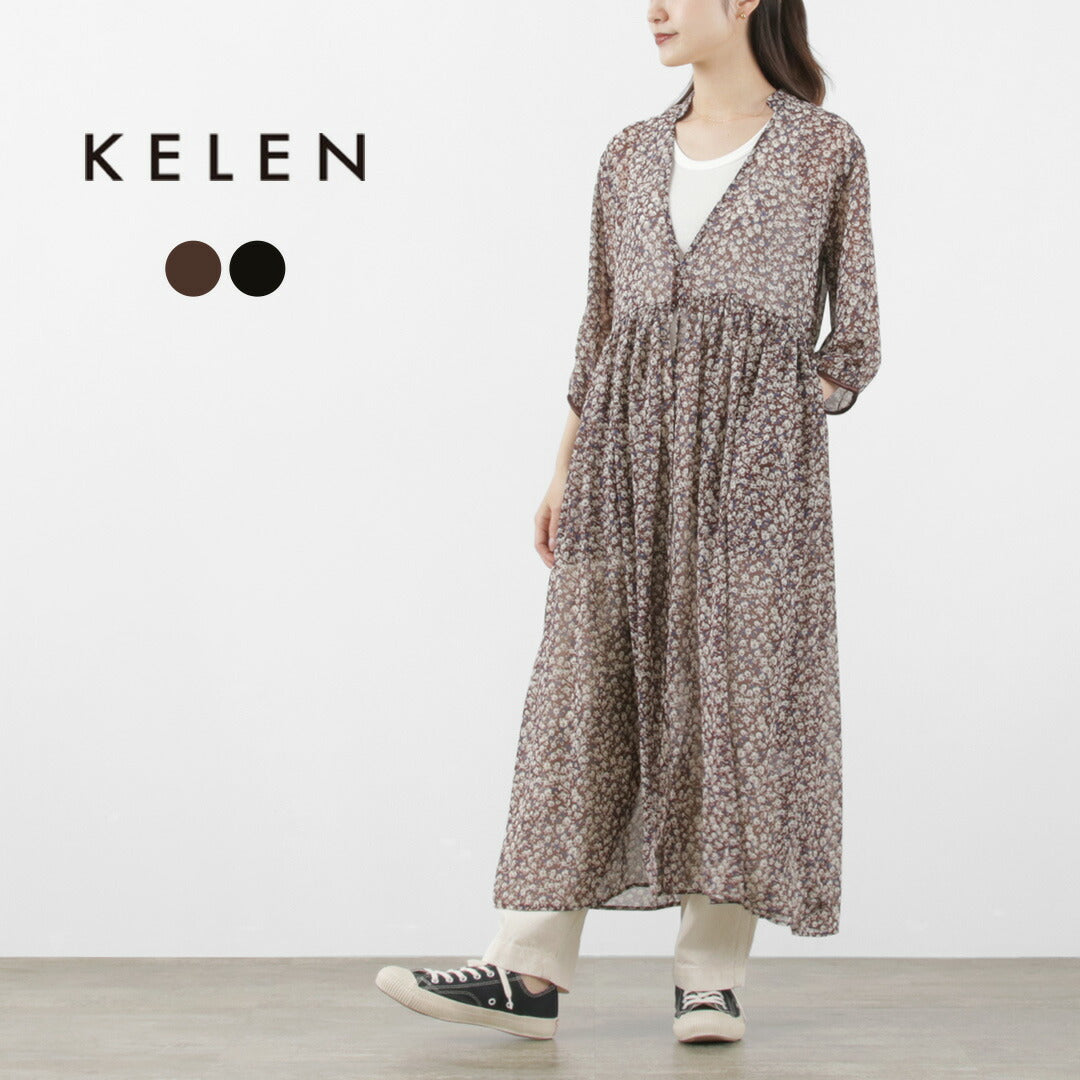 【50%OFF】KELEN(ケレン) MADI ヴィンテージ フラワー ドレスコート