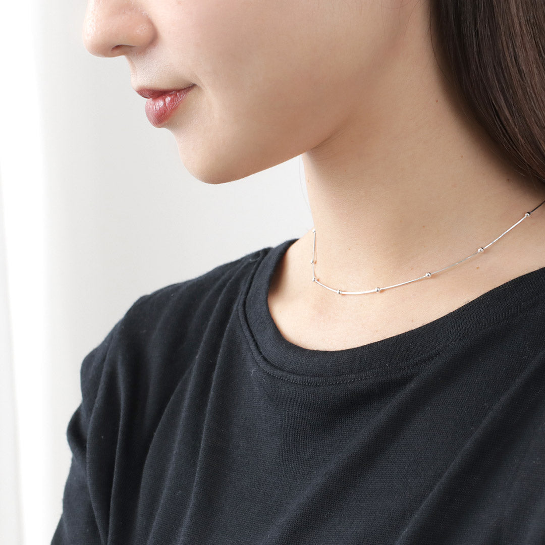 【20%OFF】aura(オーラ) ドットスネーク ネックレス