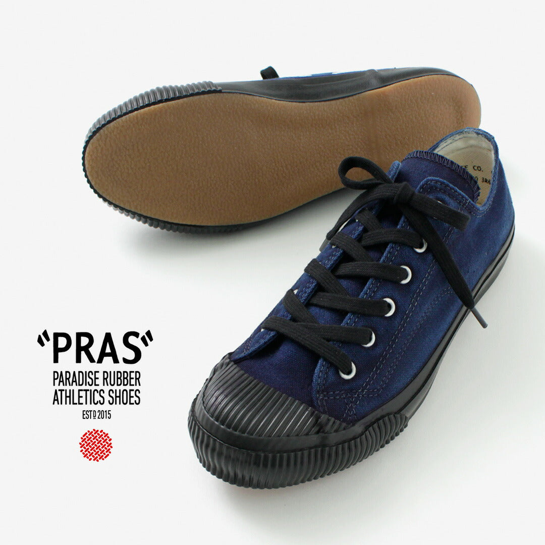 【50%OFF】PRAS(プラス) シェルキャップ ロウ インディゴハンドダイ