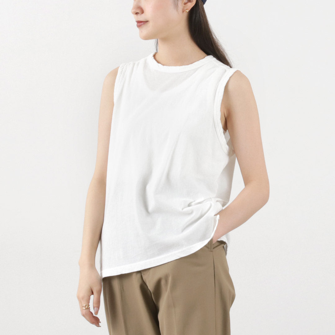 SHINZONE(シンゾーン) ハイツイストコットン スリーブレスカットソー 23MMSCU02