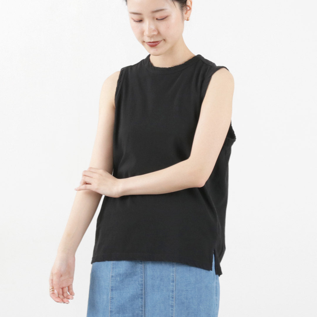 SHINZONE(シンゾーン) ハイツイストコットン スリーブレスカットソー 23MMSCU02
