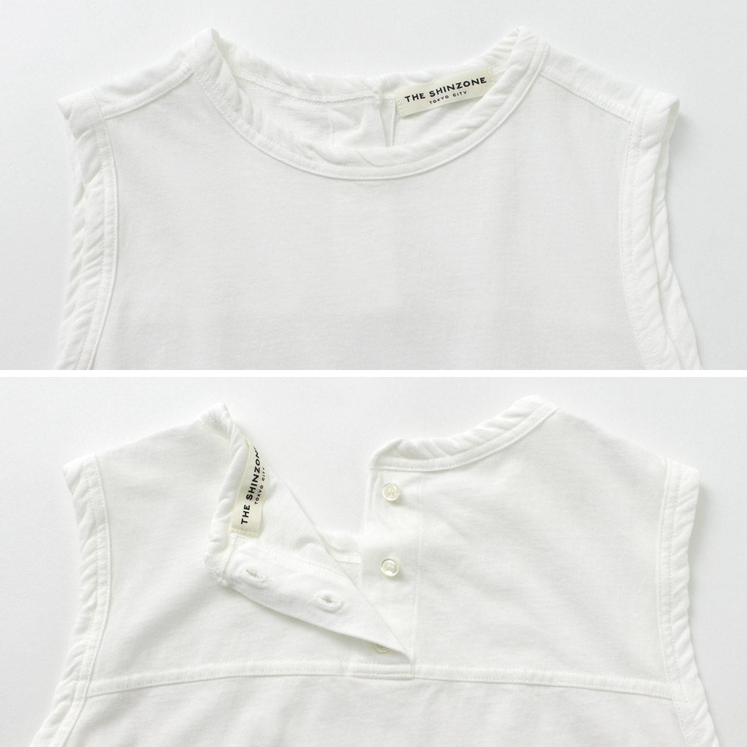 SHINZONE(シンゾーン) ハイツイストコットン スリーブレスカットソー 23MMSCU02