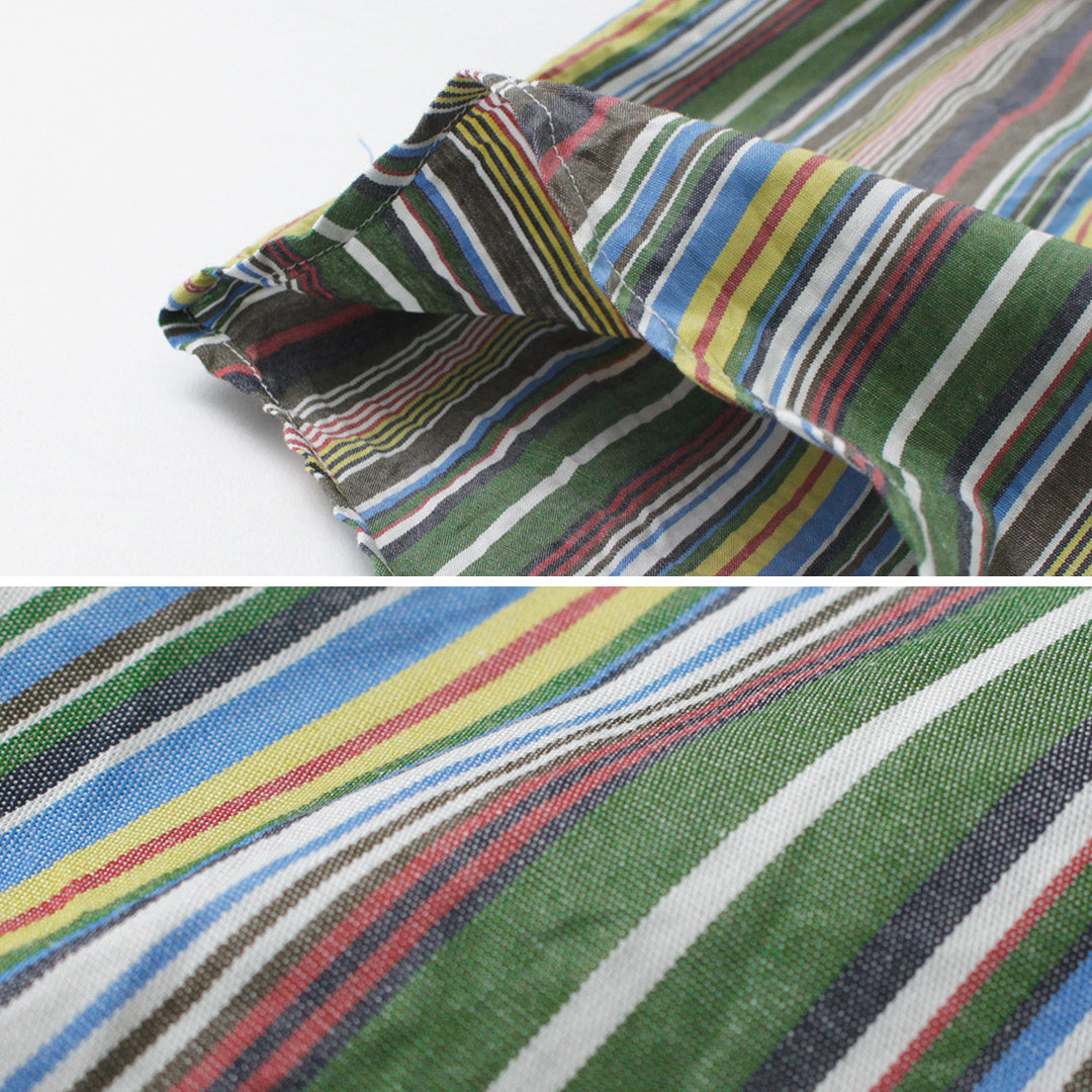 【50%OFF】SHINZONE(シンゾーン) マルチストライプ ダディーシャツ 23MMSBL08