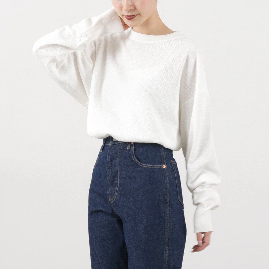 【30%OFF】SHINZONE(シンゾーン) スラブサーマル ロングTシャツ 23MMSCU12