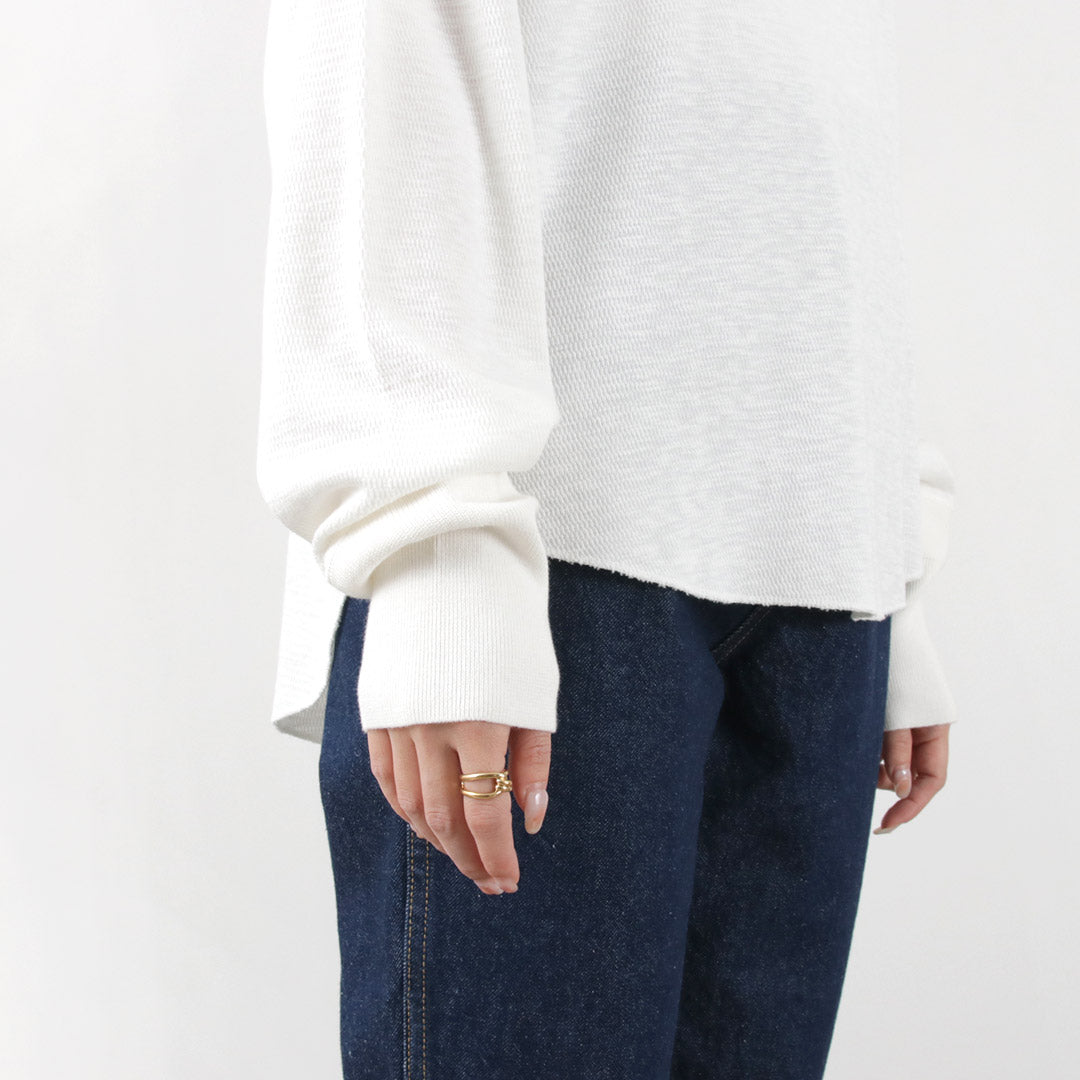 【30%OFF】SHINZONE(シンゾーン) スラブサーマル ロングTシャツ 23MMSCU12