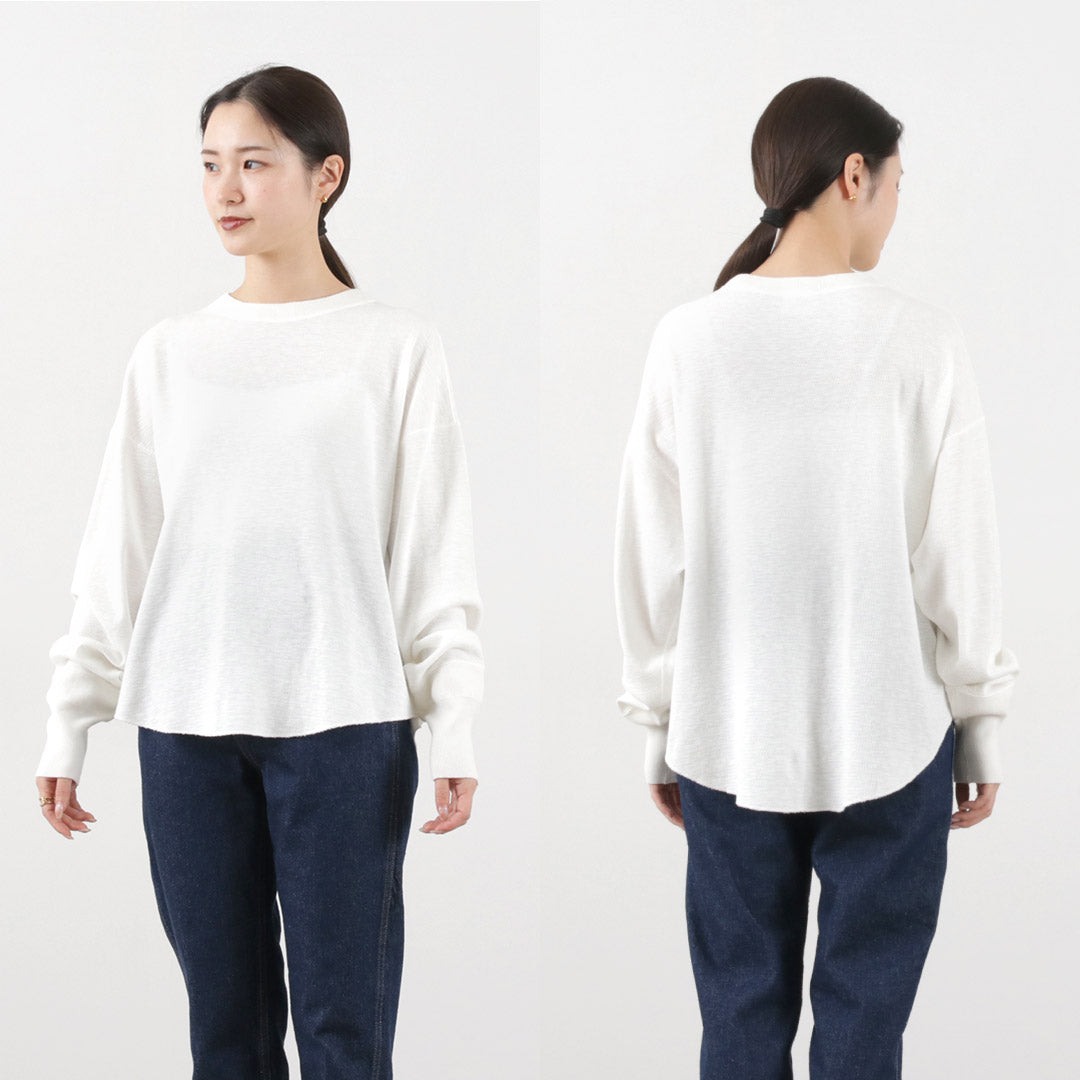 【30%OFF】SHINZONE(シンゾーン) スラブサーマル ロングTシャツ 23MMSCU12