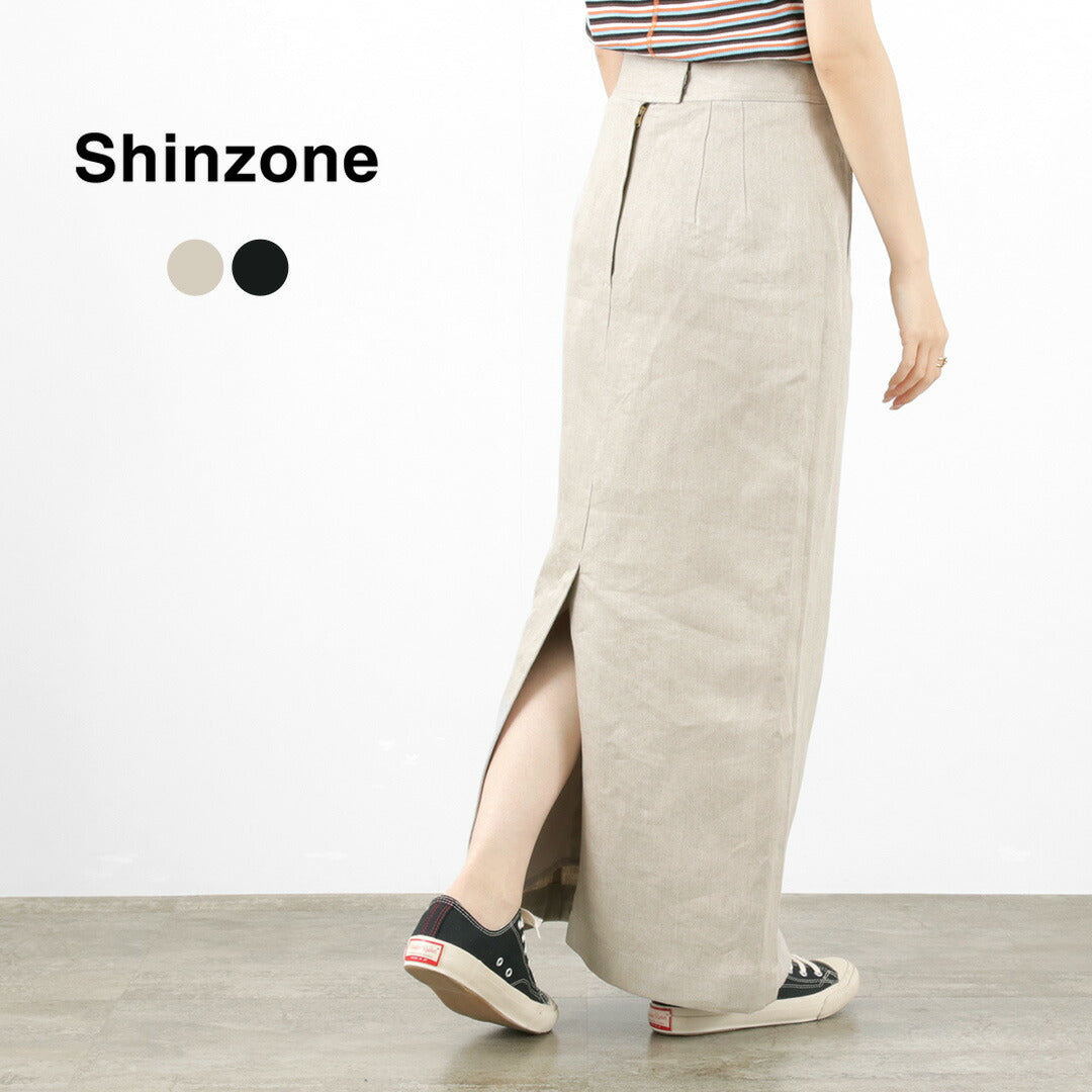 【50%OFF】SHINZONE(シンゾーン) リネン タイトスカート 23MMSSK02