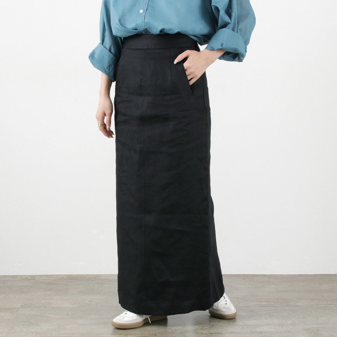 【50%OFF】SHINZONE(シンゾーン) リネン タイトスカート 23MMSSK02