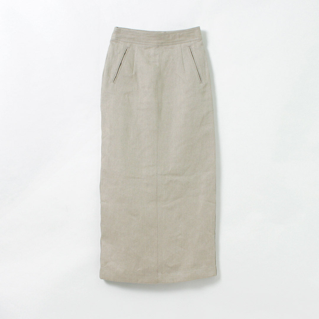 【50%OFF】SHINZONE(シンゾーン) リネン タイトスカート 23MMSSK02