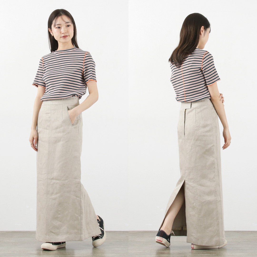 【50%OFF】SHINZONE(シンゾーン) リネン タイトスカート 23MMSSK02