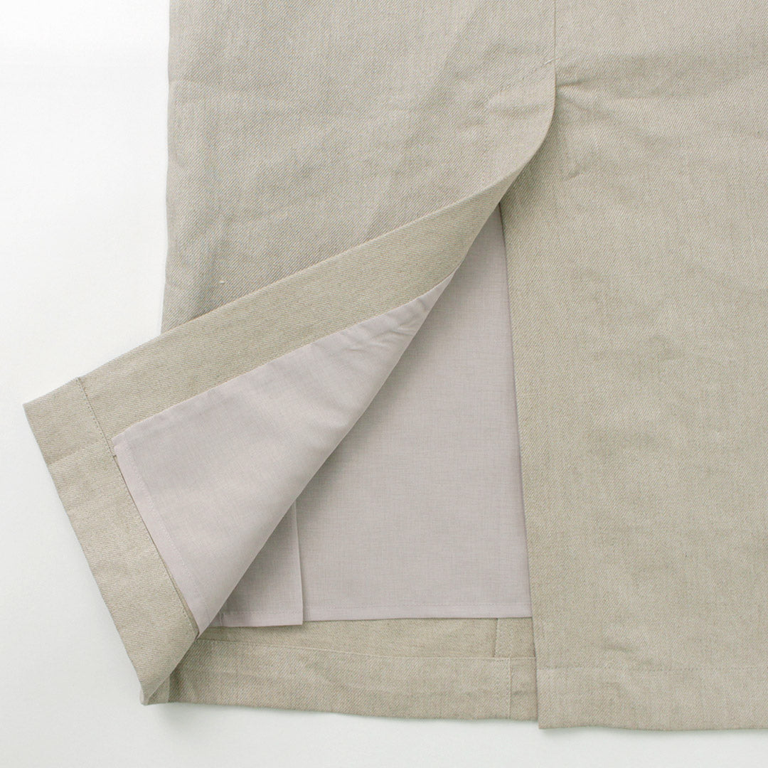 【50%OFF】SHINZONE(シンゾーン) リネン タイトスカート 23MMSSK02