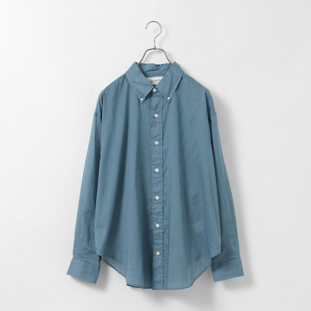 【30%OFF】SHINZONE(シンゾーン) シアー ダディーシャツ 23MMSBL09