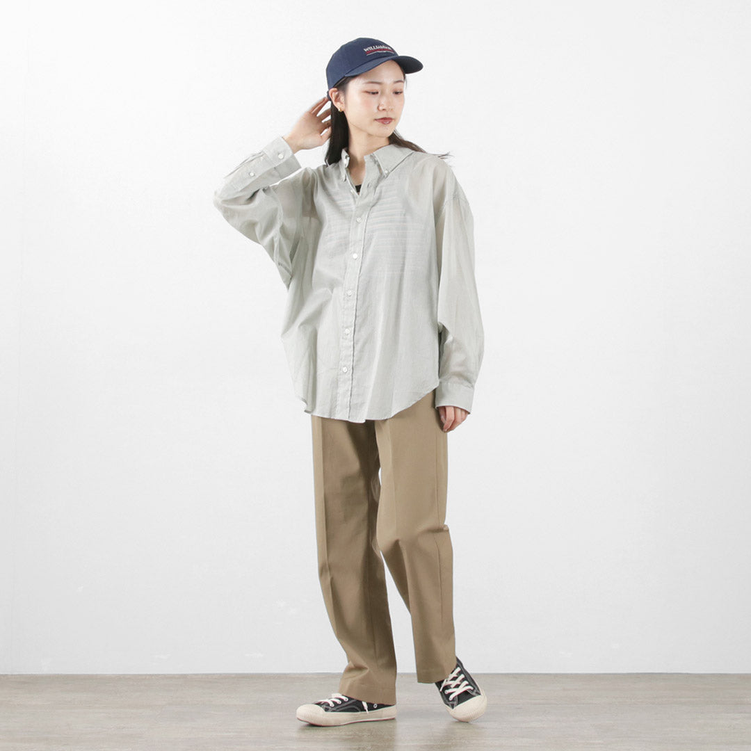 【30%OFF】SHINZONE(シンゾーン) シアー ダディーシャツ 23MMSBL09