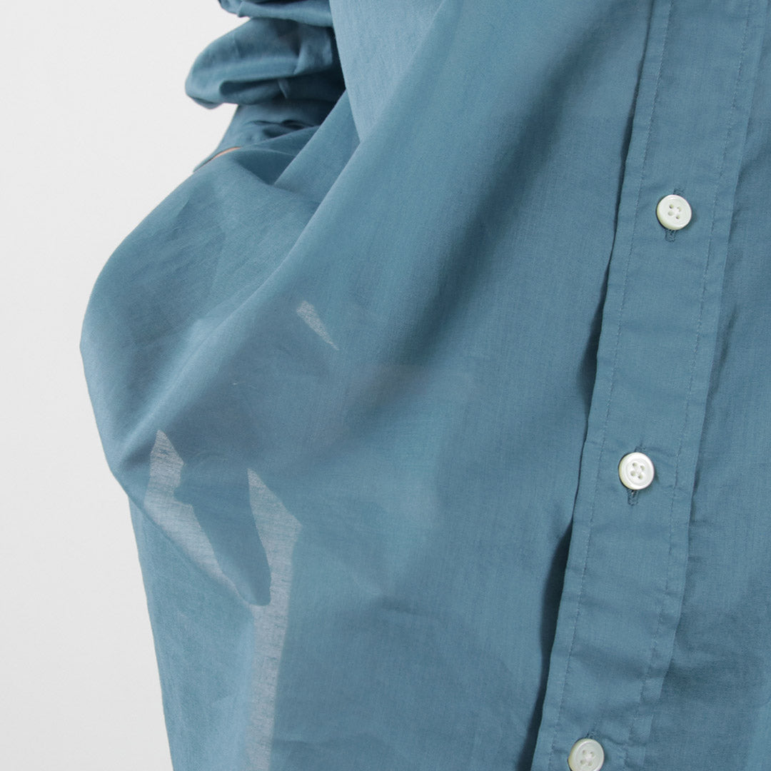 【30%OFF】SHINZONE(シンゾーン) シアー ダディーシャツ 23MMSBL09