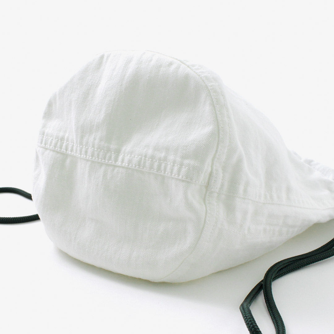 【50%OFF】NAPRON(ナプロン) 別注 8oz ホワイトデニム ペイシェントバッグ スモール 5L