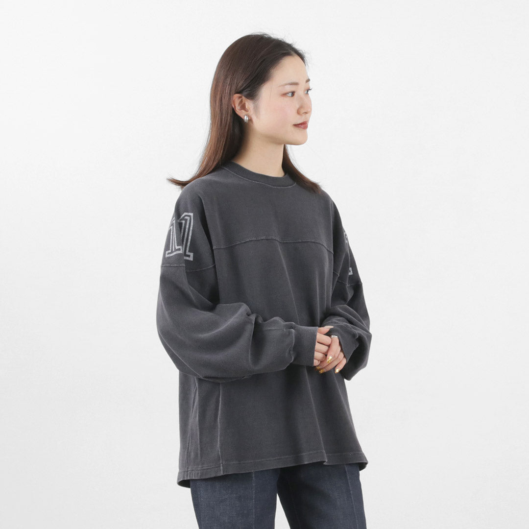 【50%OFF】REMI RELIEF(レミレリーフ) 天竺フットボールロンT