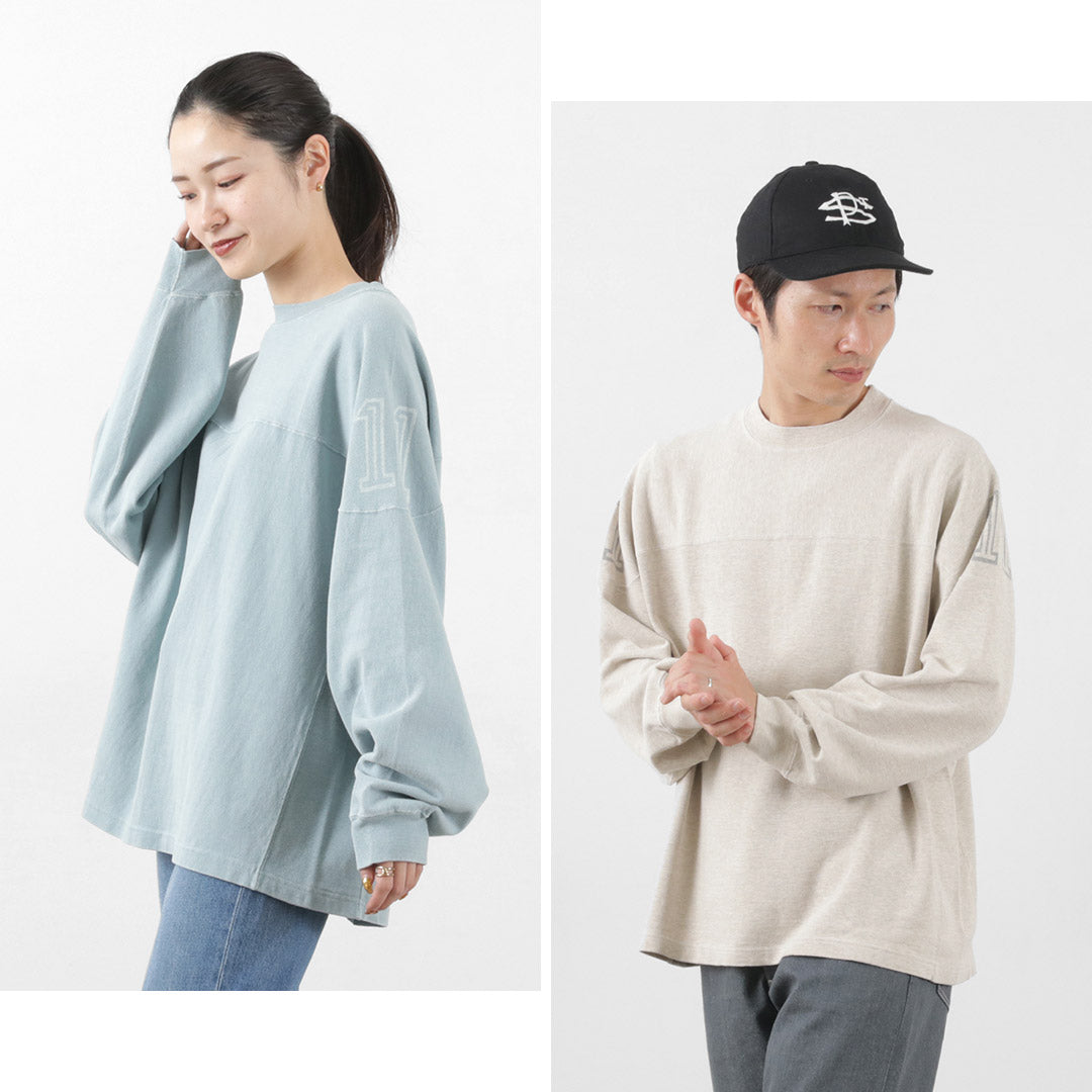 【50%OFF】REMI RELIEF(レミレリーフ) 天竺フットボールロンT