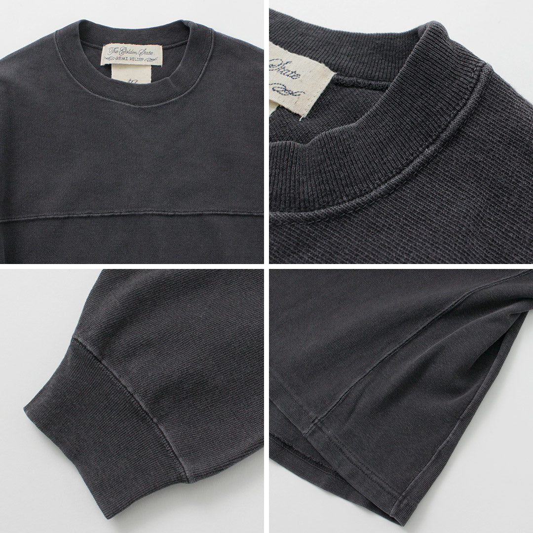 【50%OFF】REMI RELIEF(レミレリーフ) 天竺フットボールロンT