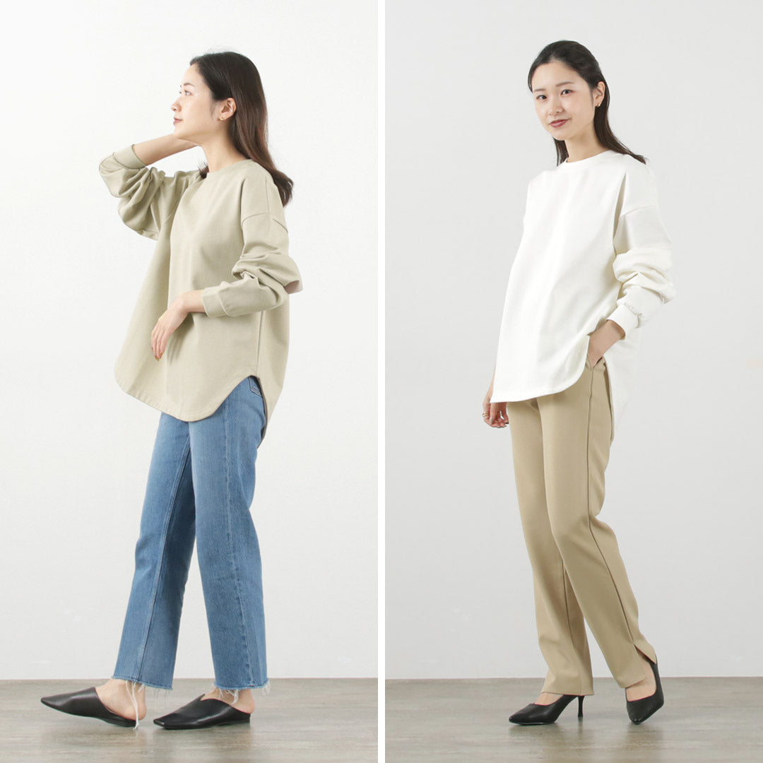 【50%OFF】MIDIUMISOLID(ミディウミソリッド) ポンチ クルーネック プルオーバー