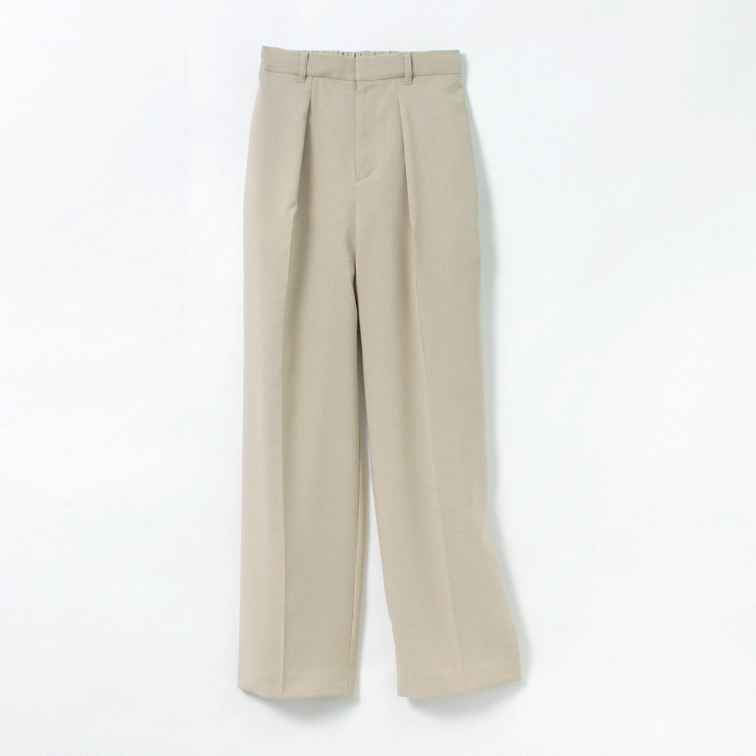 【50%OFF】MIDIUMISOLID(ミディウミソリッド) センタープレス ストレートパンツ