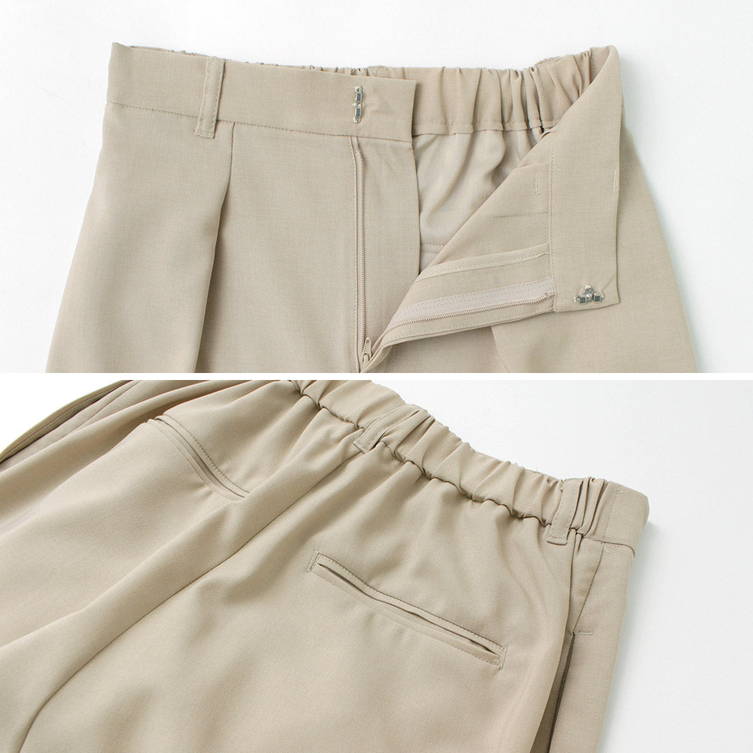 【50%OFF】MIDIUMISOLID(ミディウミソリッド) センタープレス ストレートパンツ
