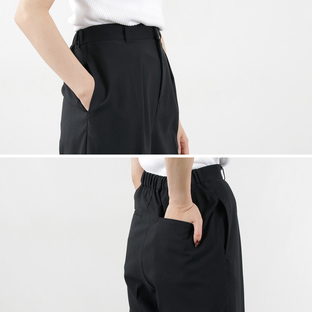 【50%OFF】MIDIUMISOLID(ミディウミソリッド) センタープレス ストレートパンツ