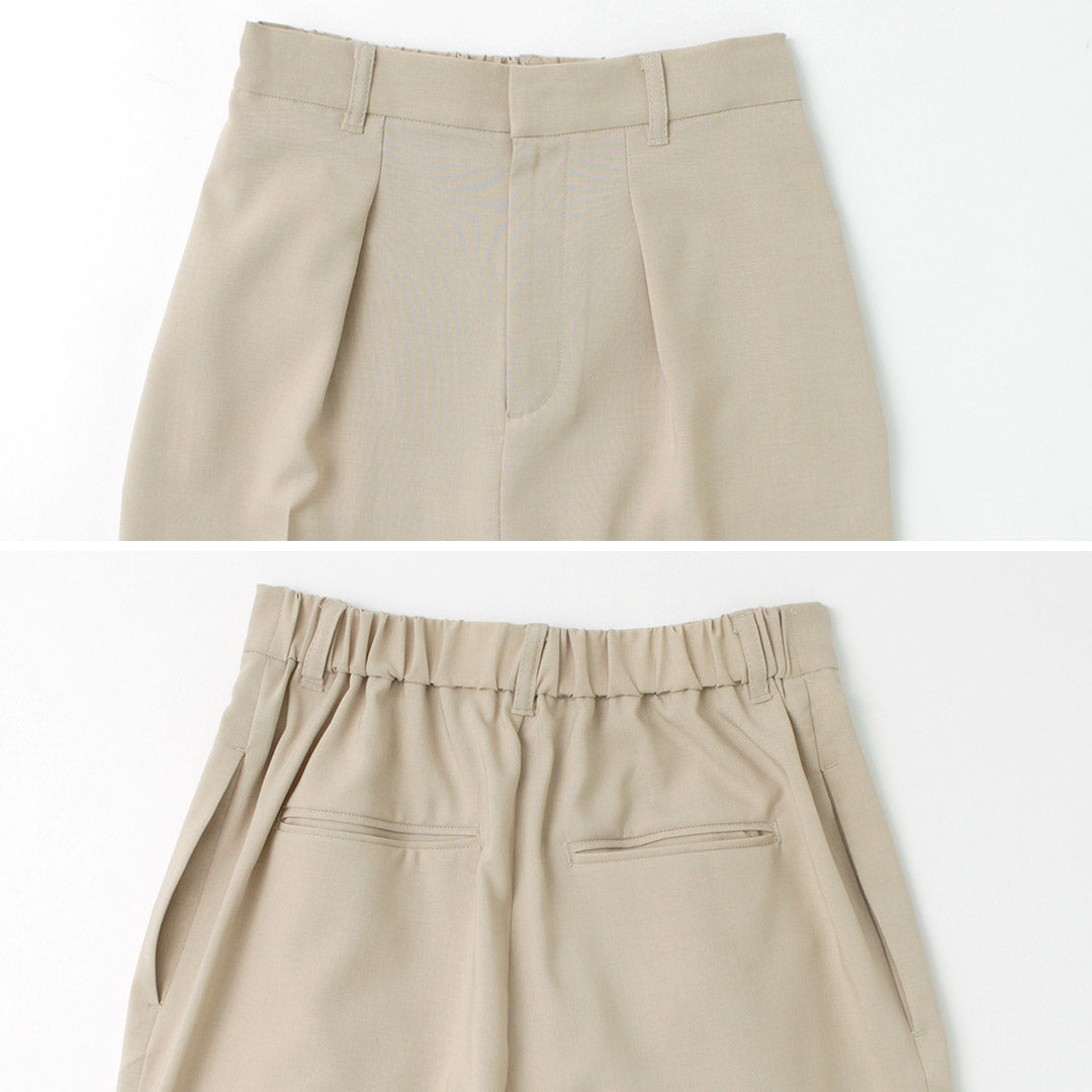 【50%OFF】MIDIUMISOLID(ミディウミソリッド) センタープレス ストレートパンツ