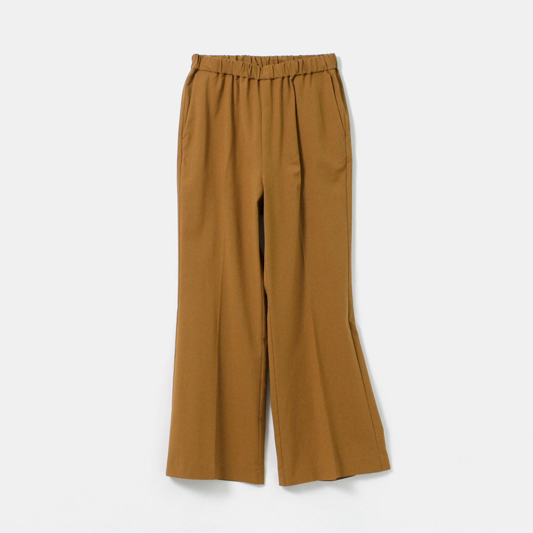 【50%OFF】MIDIUMISOLID(ミディウミソリッド) センタープレス フレアパンツ