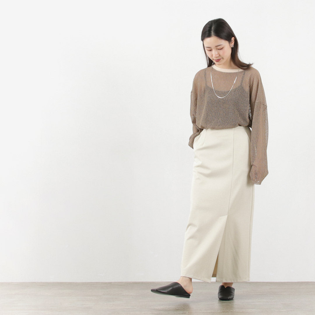 【50%OFF】CHIGNON(シニヨン) ナロー ベルト付き カットスカート