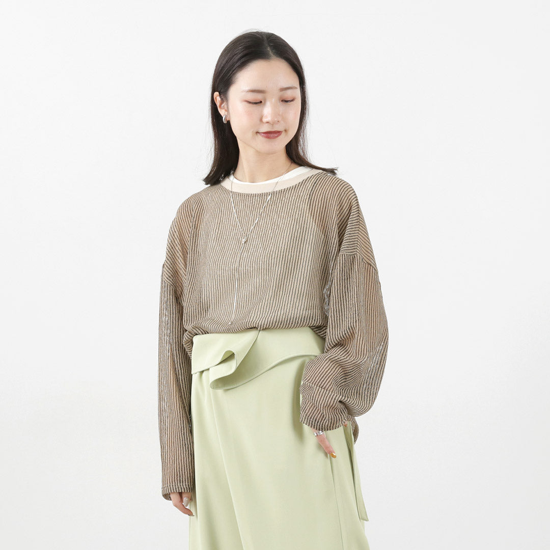 CHIGNON(シニヨン) シアーストライプPO