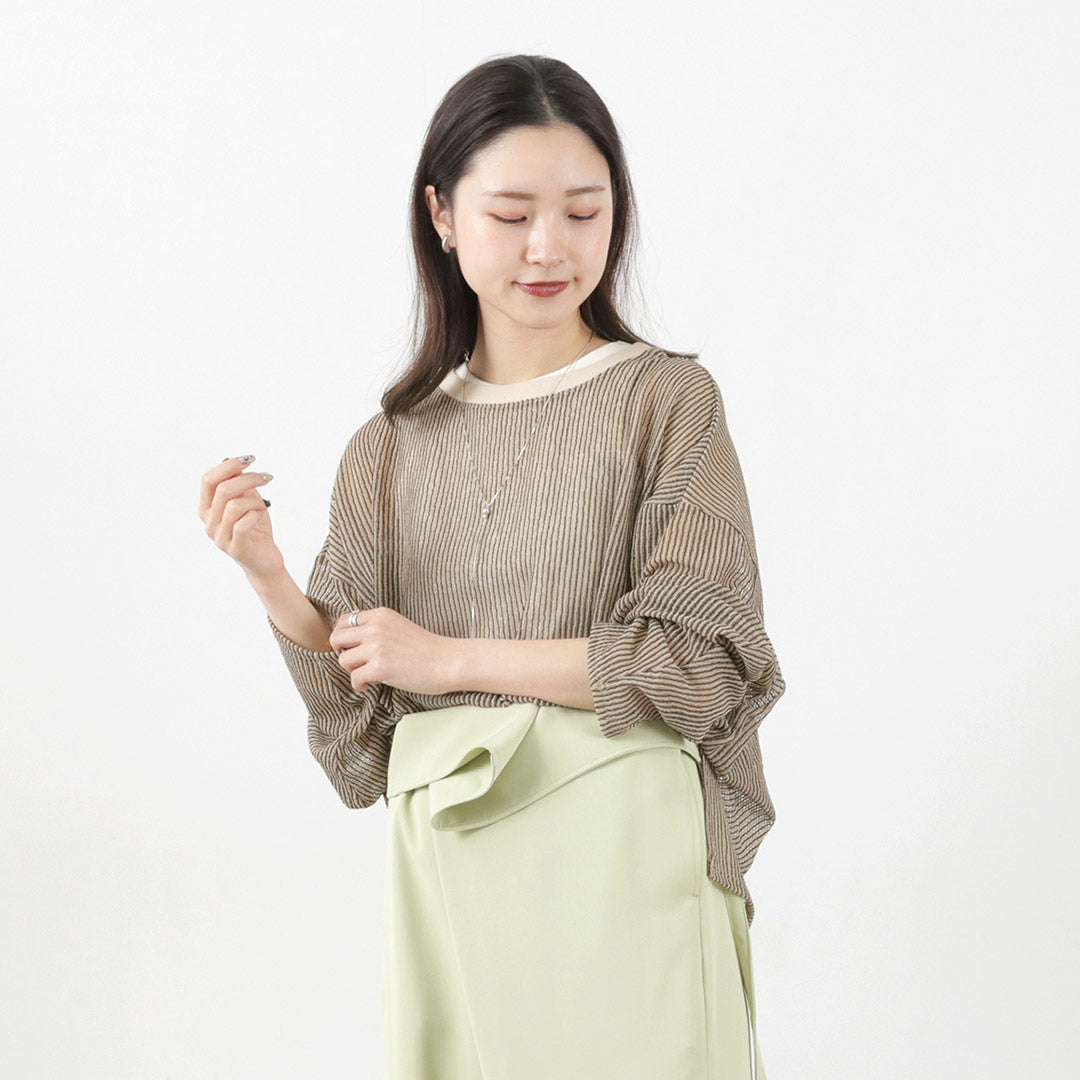 CHIGNON(シニヨン) シアーストライプPO