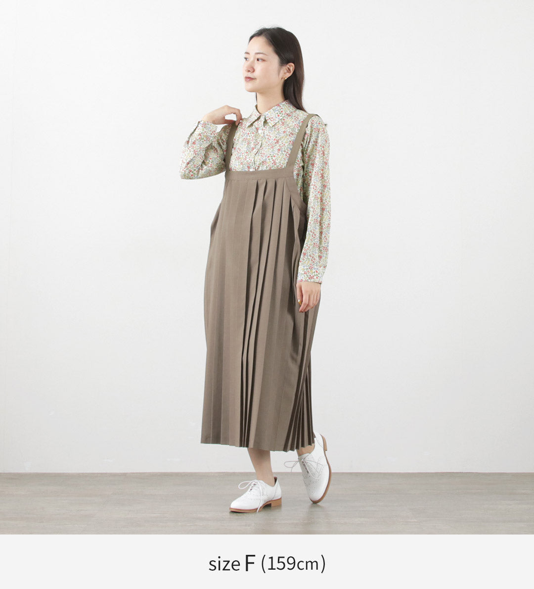 【50%OFF】MIDIUMI(ミディウミ)リバティプリントシャツ