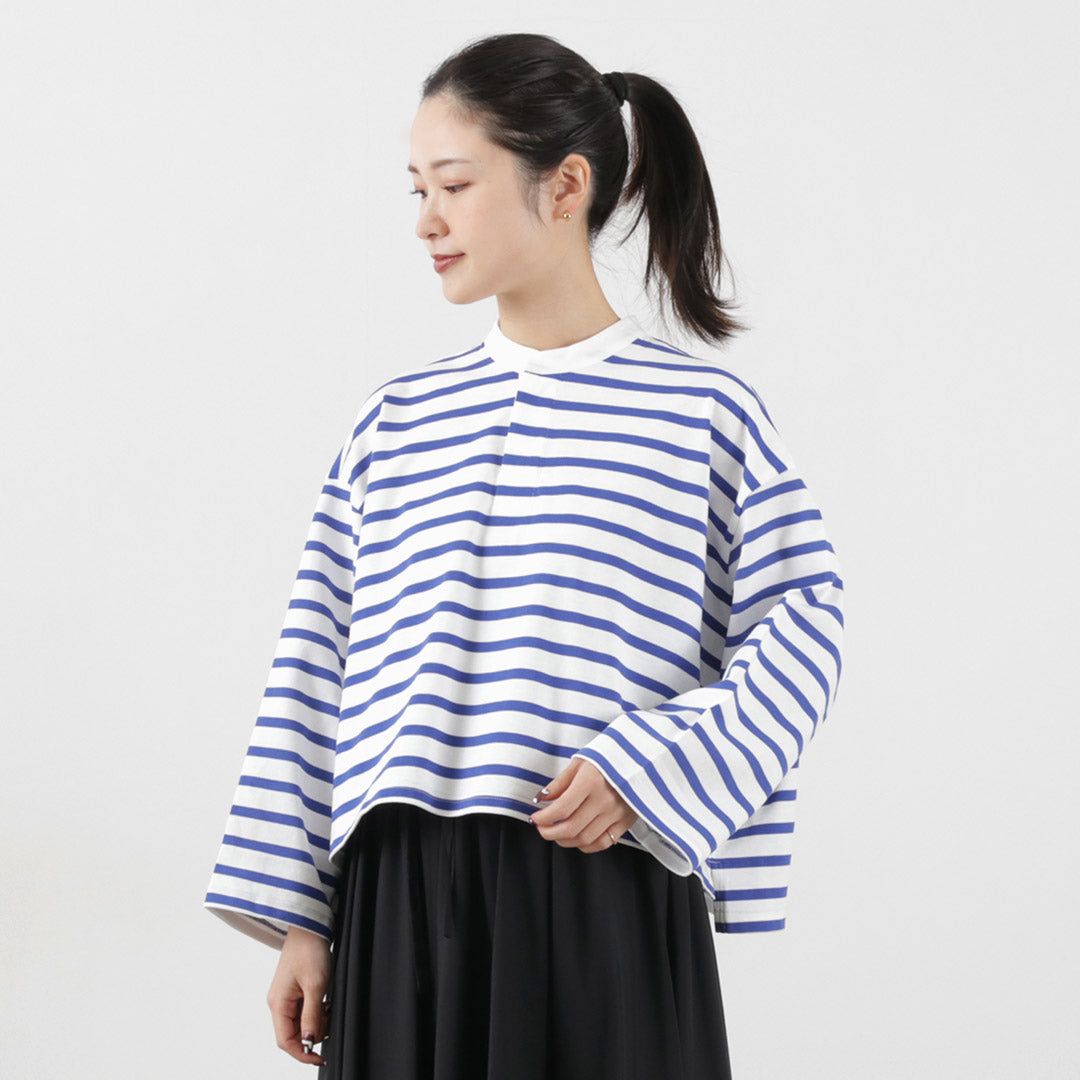 【30%OFF】mizuiro ind(ミズイロインド) BDショート ラグビーシャツ