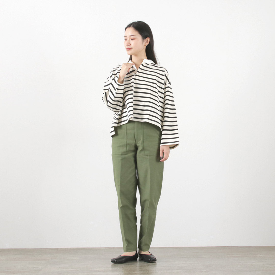 【30%OFF】mizuiro ind(ミズイロインド) BDショート ラグビーシャツ