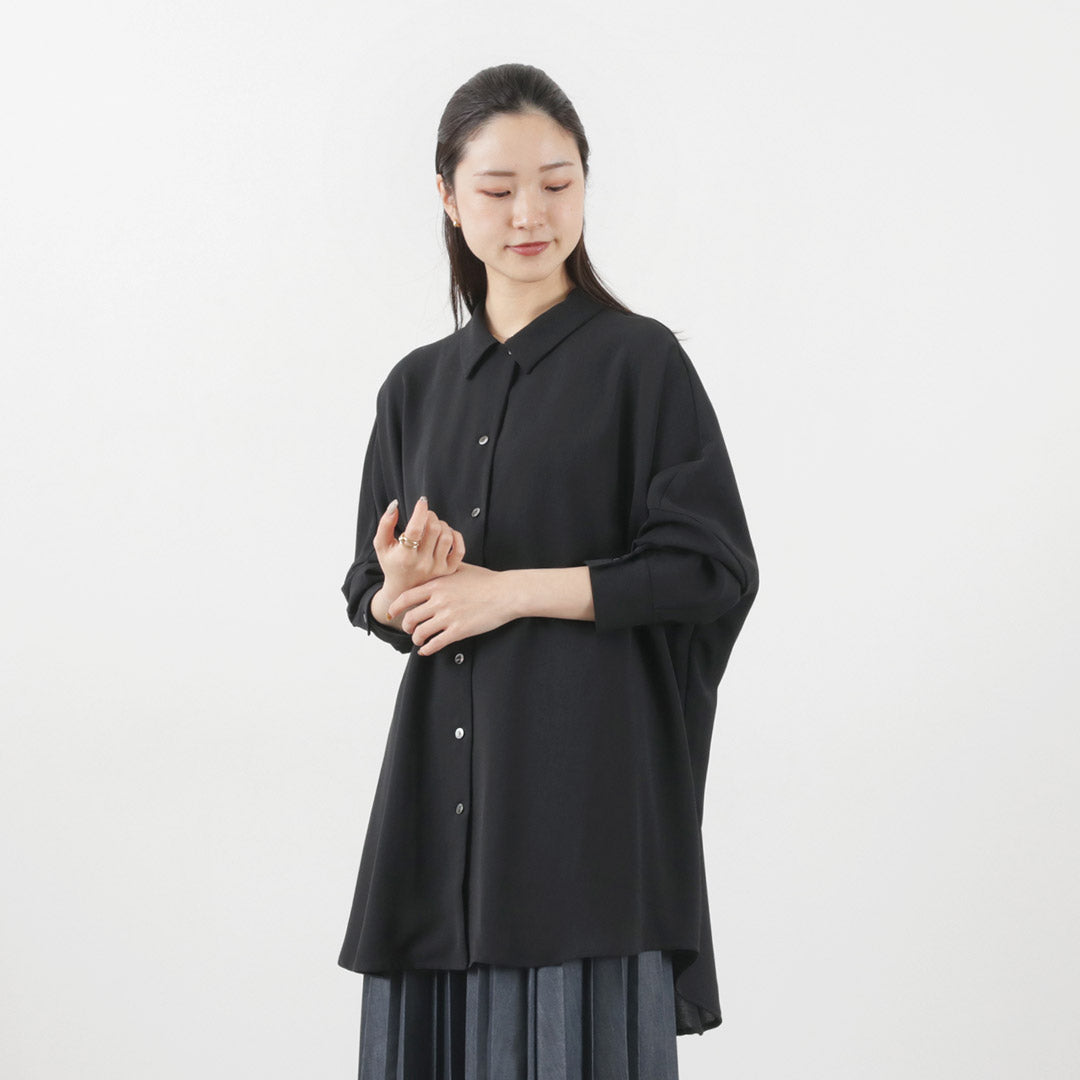 mizuiro ind(ミズイロインド) ワイドシャツ チュニック