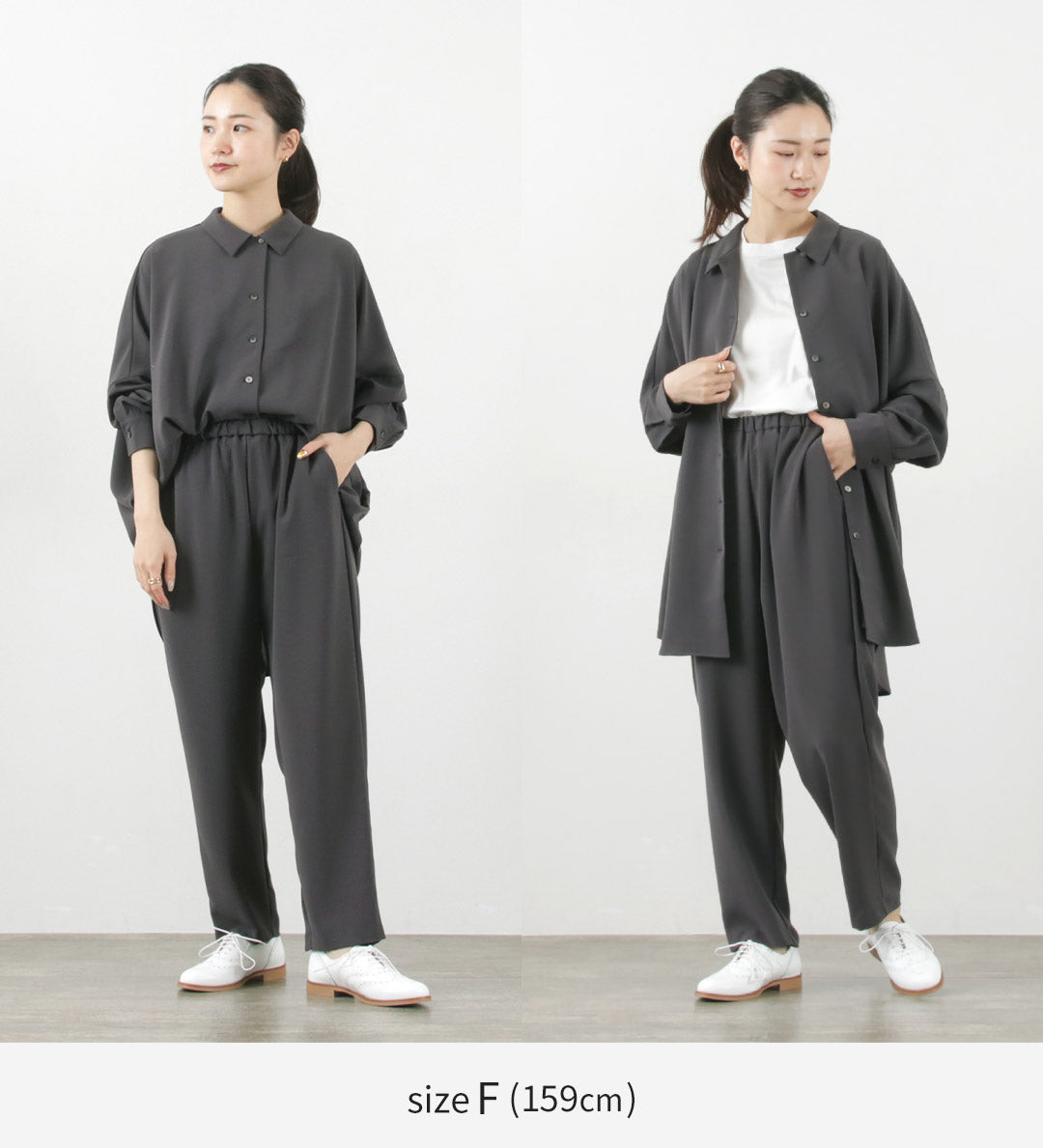 mizuiro ind(ミズイロインド) ワイドシャツ チュニック