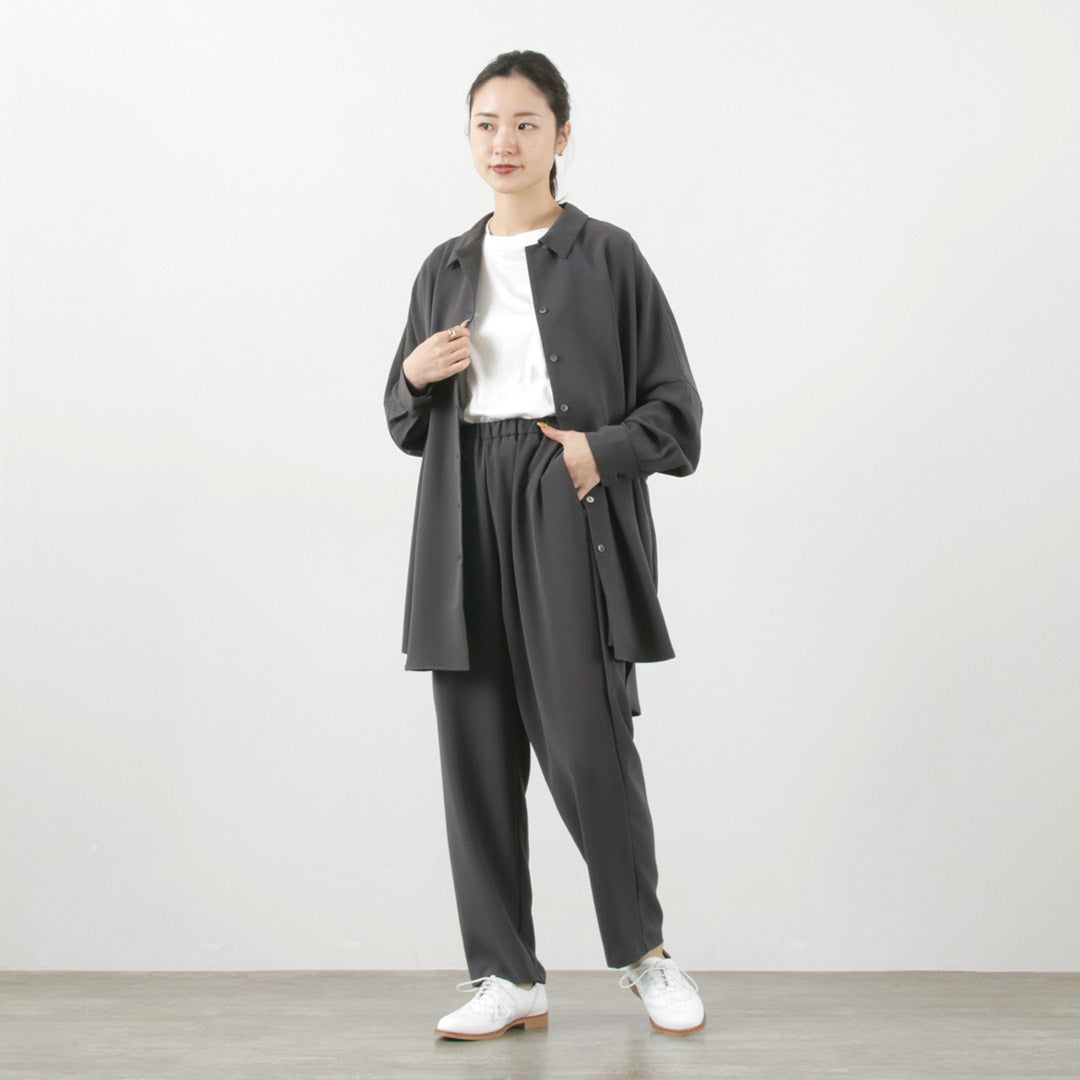 mizuiro ind(ミズイロインド) ワイドシャツ チュニック