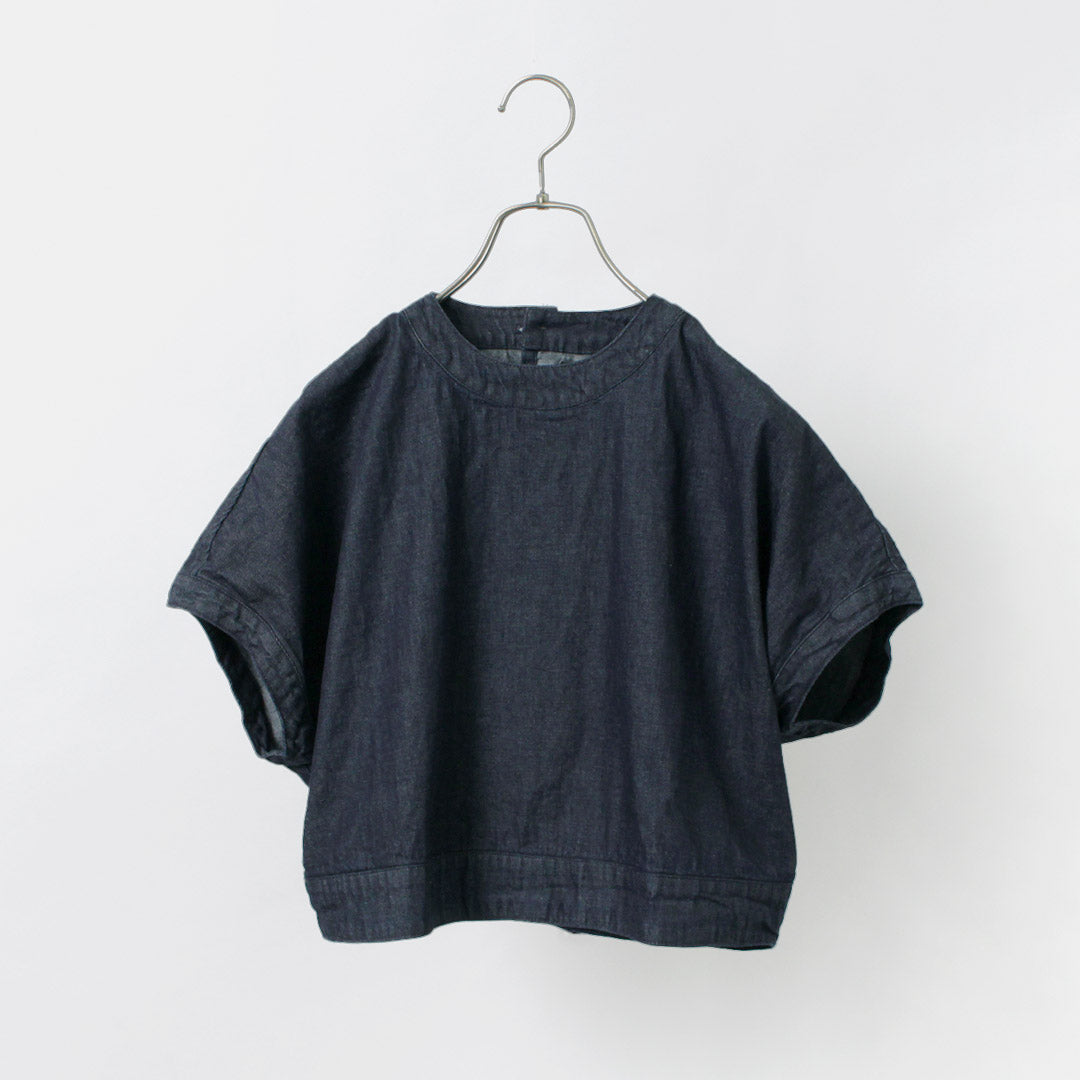 mizuiro ind(ミズイロインド) クルーネック ショートP/O