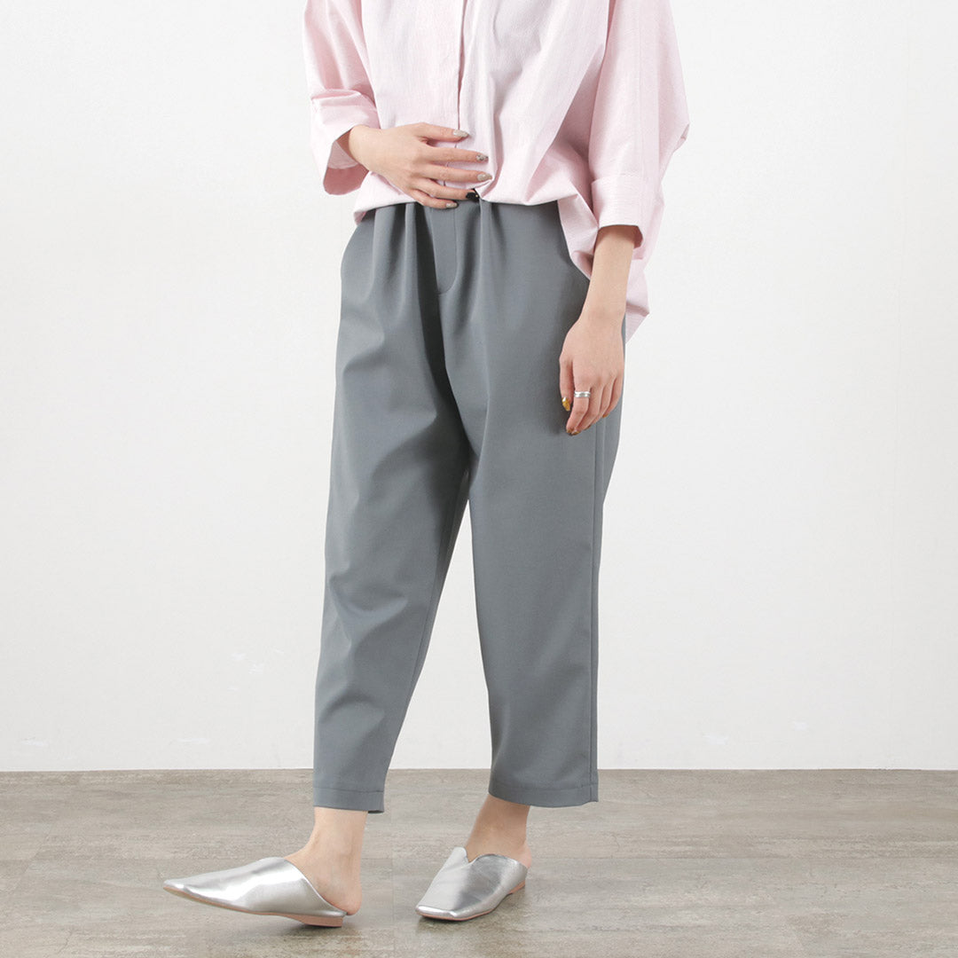mizuiro ind(ミズイロインド) タックイージーパンツ