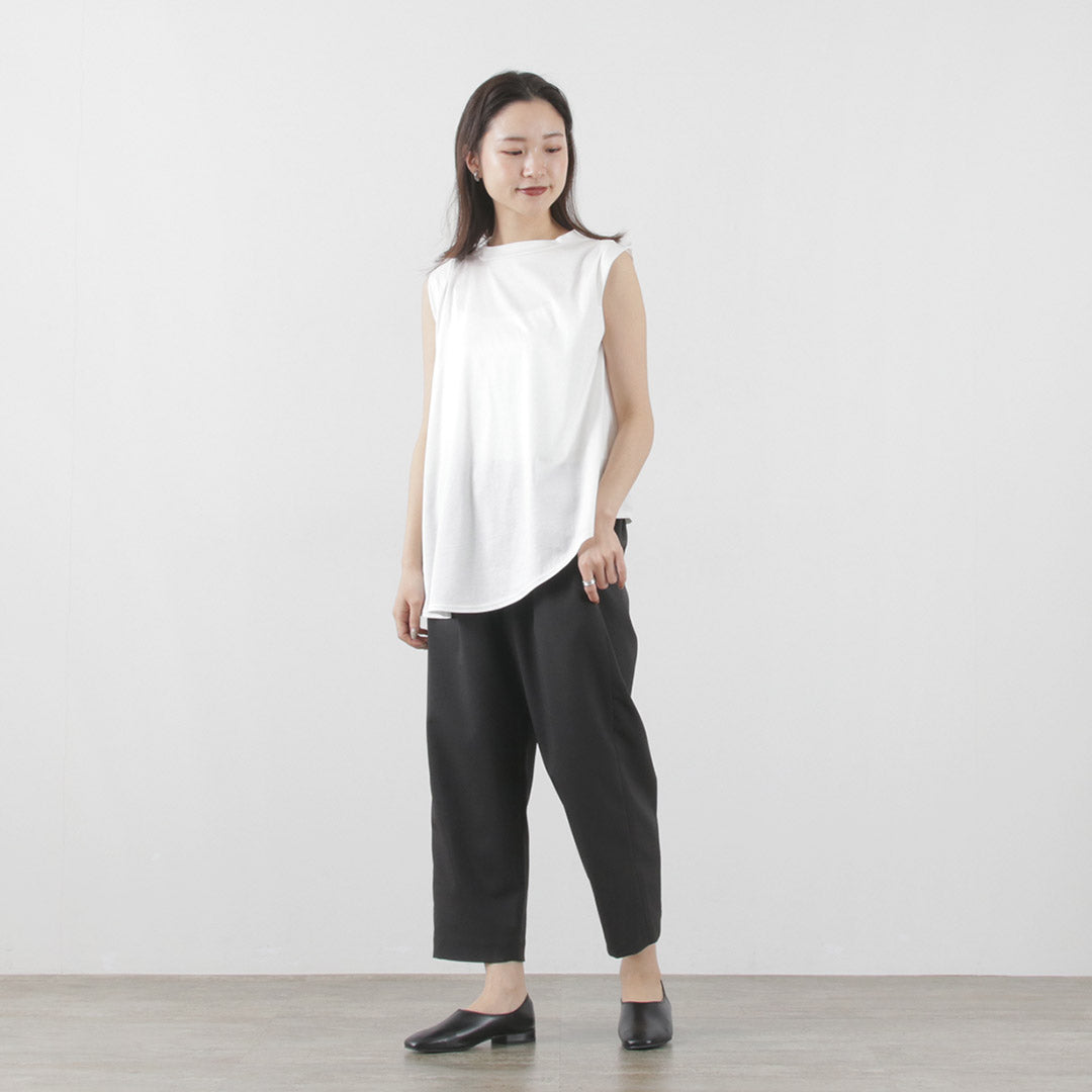 mizuiro ind(ミズイロインド) タックイージーパンツ