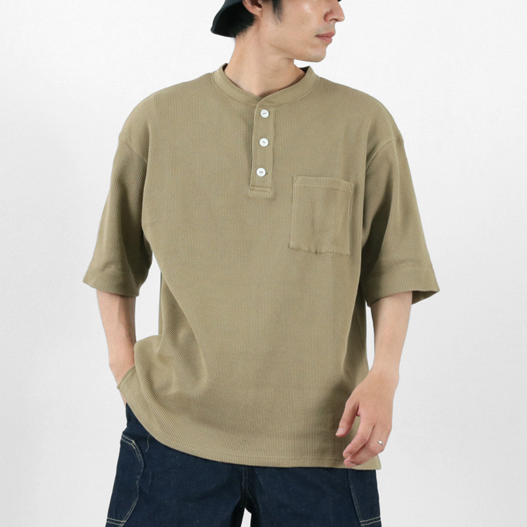 【30%OFF】GOHEMP(ゴーヘンプ) ヘンリーPK半袖シャツ