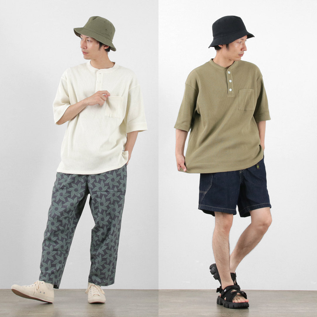 【30%OFF】GOHEMP(ゴーヘンプ) ヘンリーPK半袖シャツ