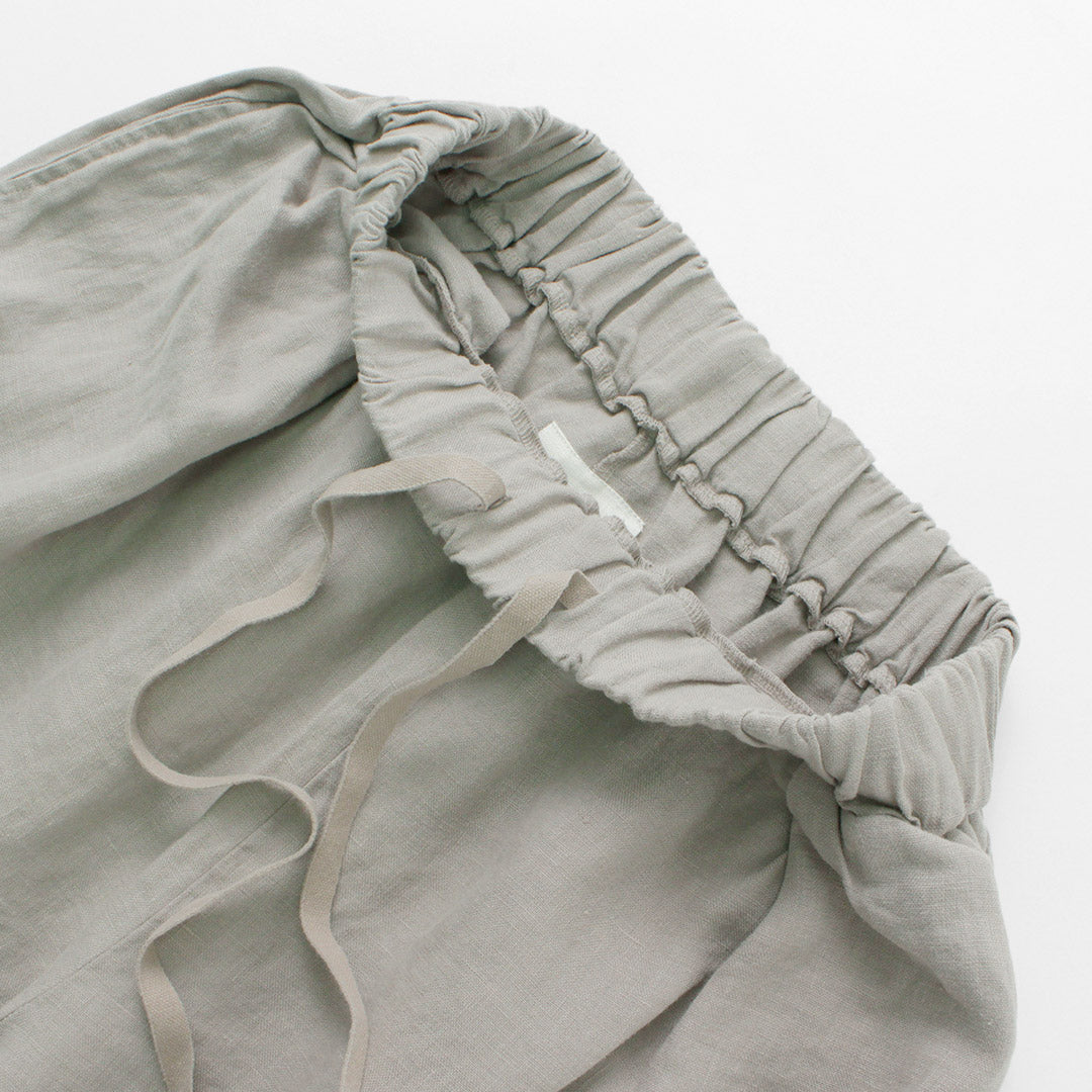 【50%OFF】LAITERIE(レイトリー) リユールリネン ワイドタックパンツ