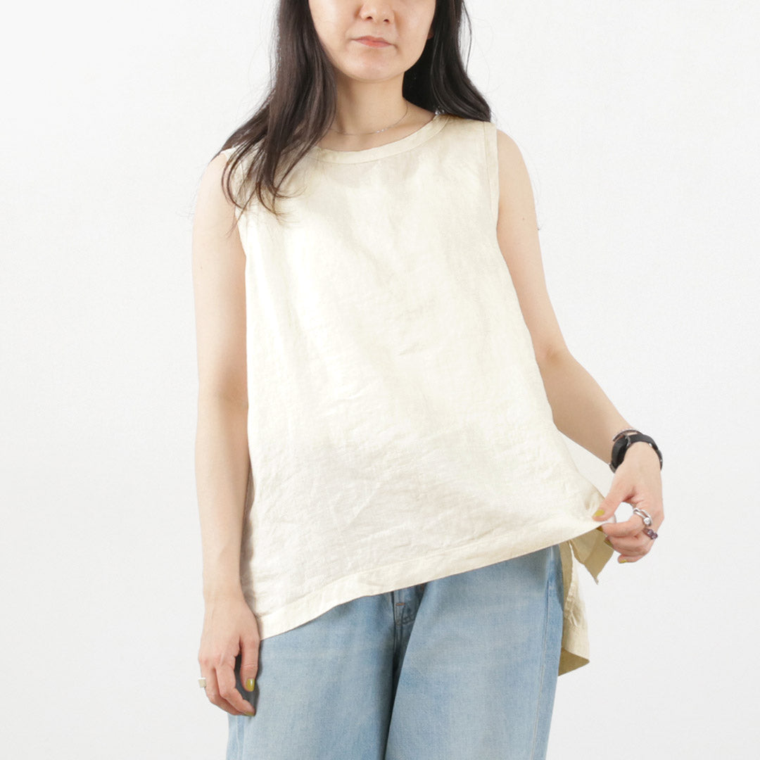 【50%OFF】LAITERIE(レイトリー) リユールリネン ロングタンクトップ