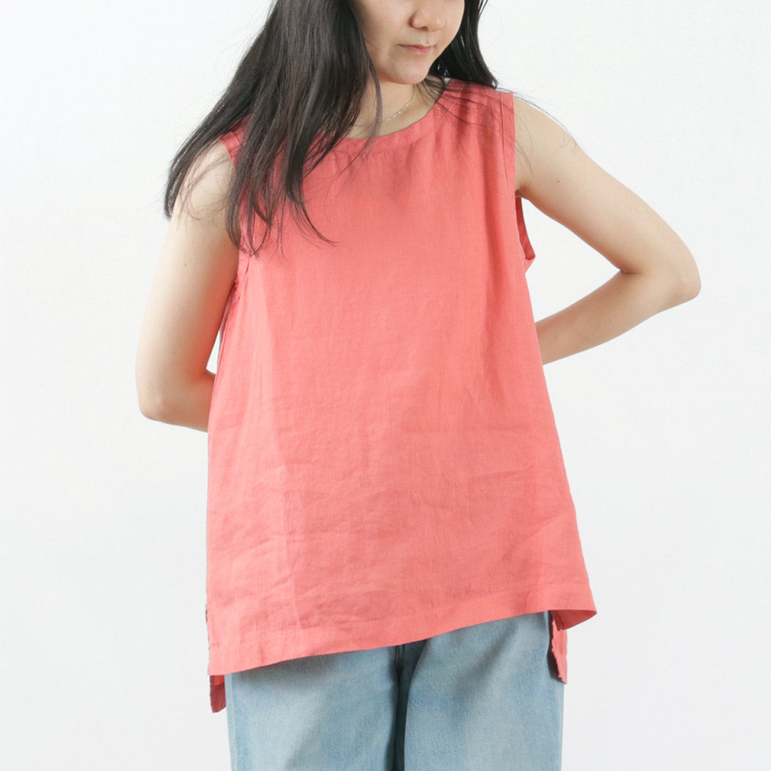 【50%OFF】LAITERIE(レイトリー) リユールリネン ロングタンクトップ