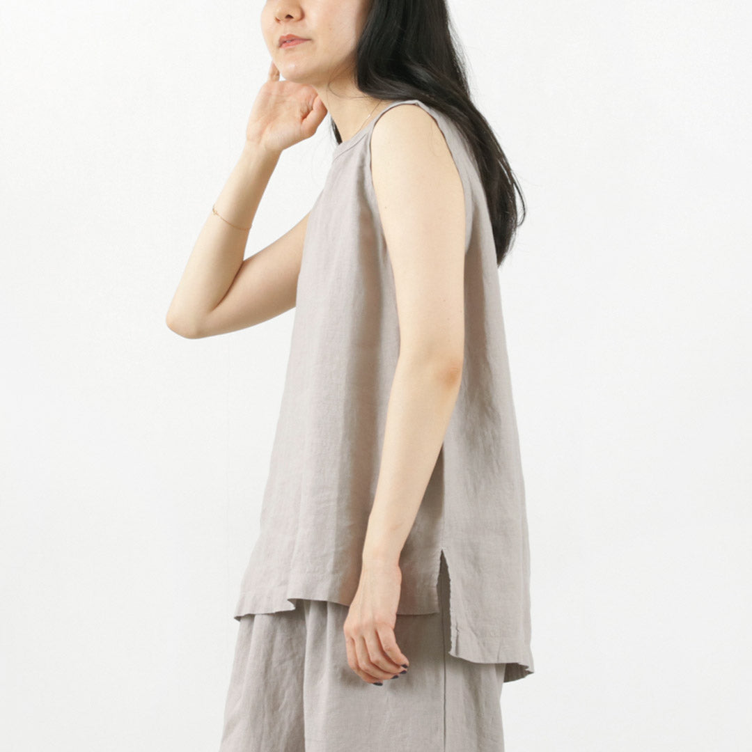 【50%OFF】LAITERIE(レイトリー) リユールリネン ロングタンクトップ