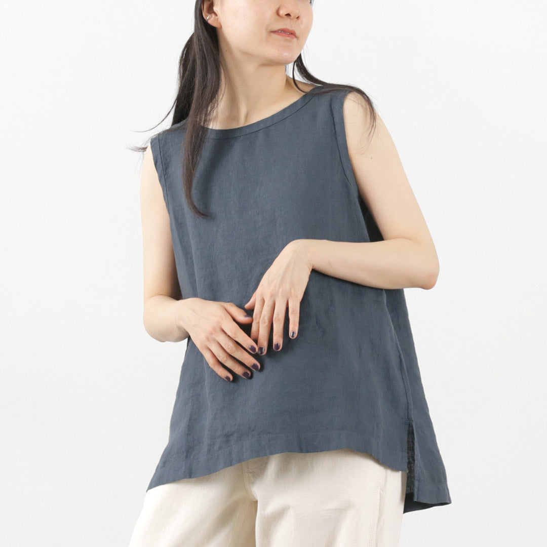 【50%OFF】LAITERIE(レイトリー) リユールリネン ロングタンクトップ
