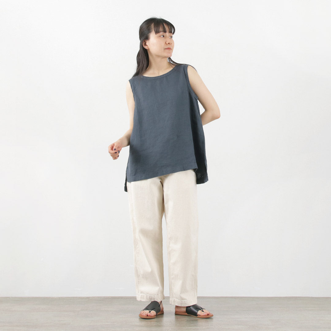 【50%OFF】LAITERIE(レイトリー) リユールリネン ロングタンクトップ